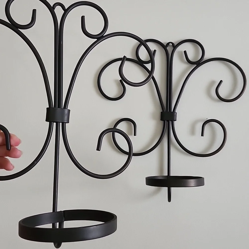 Elegant Brown BronzeMetal Wall Sconce Home Decoration Wall Decoration Gold Sheen